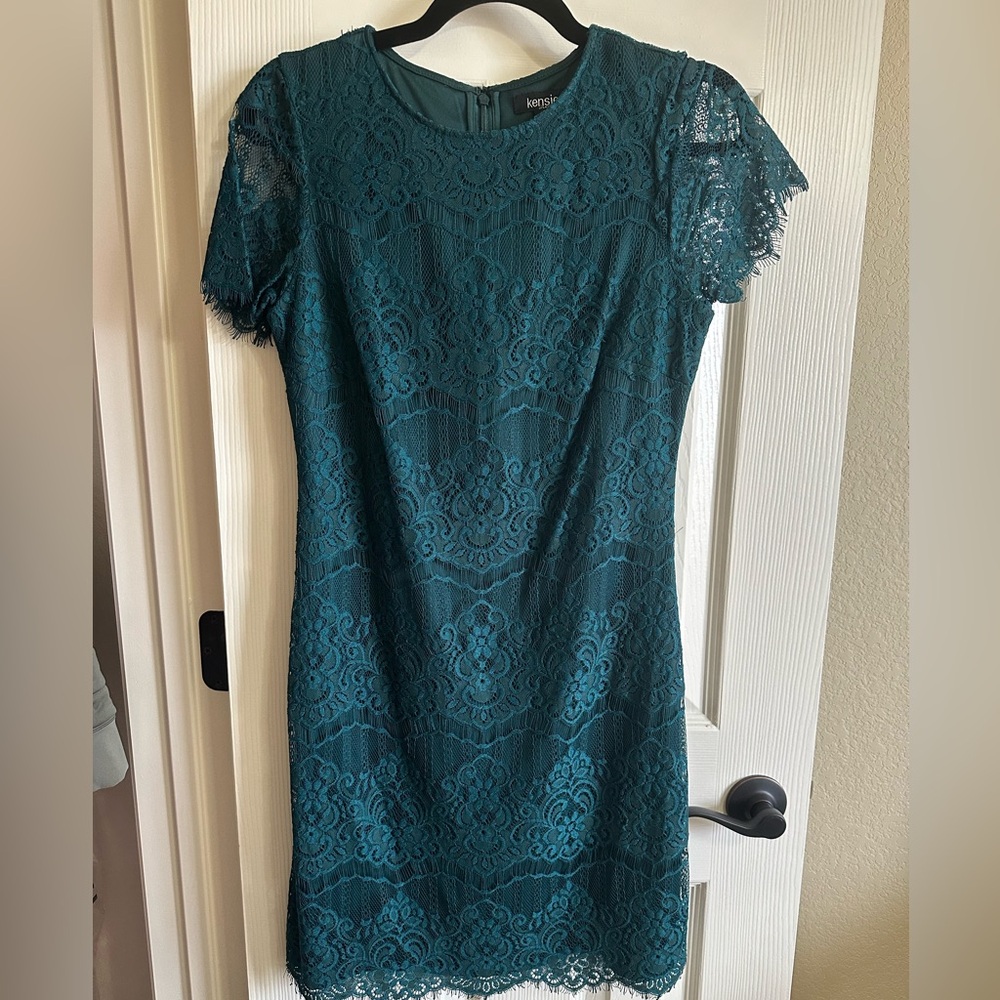 Lace Teal Dress